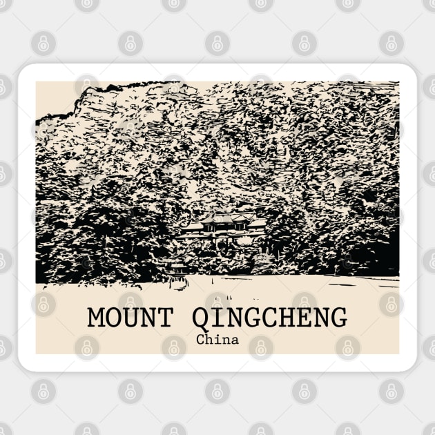 Mount Qingcheng - China Magnet by Lakeric